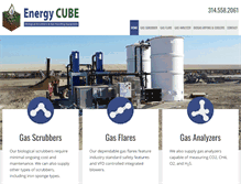 Tablet Screenshot of energycubellc.com